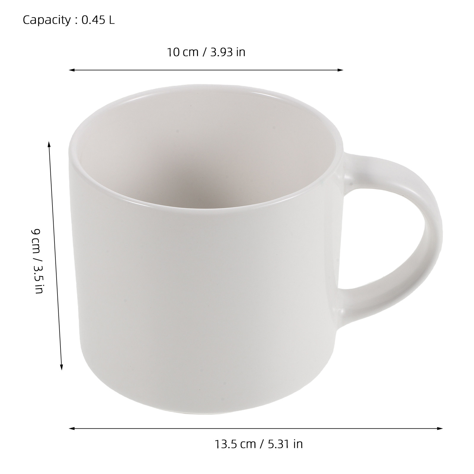 Caneca de Café de Cerâmica Bra - Sublimation Mug White avaliação e preço