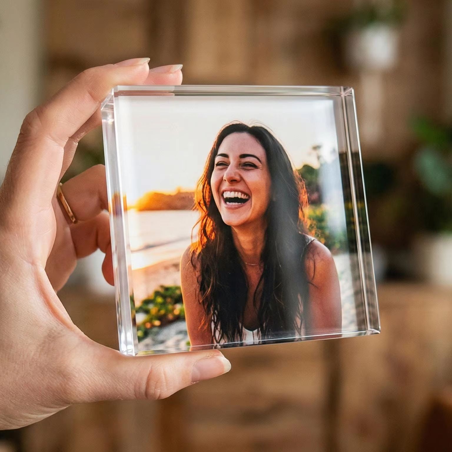 Bloco de Fotos de Amizade Pers - Photo Acrylic Block avaliação e preço