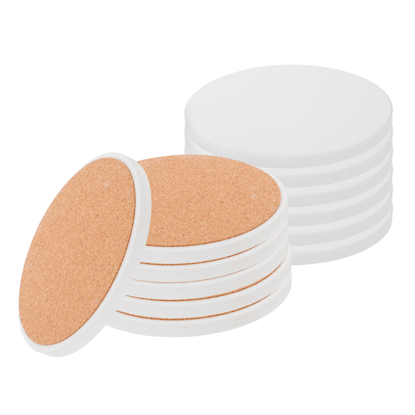 12 Peças de Porta-Copos Redond - Coaster Sublimation Blank avaliação e preço