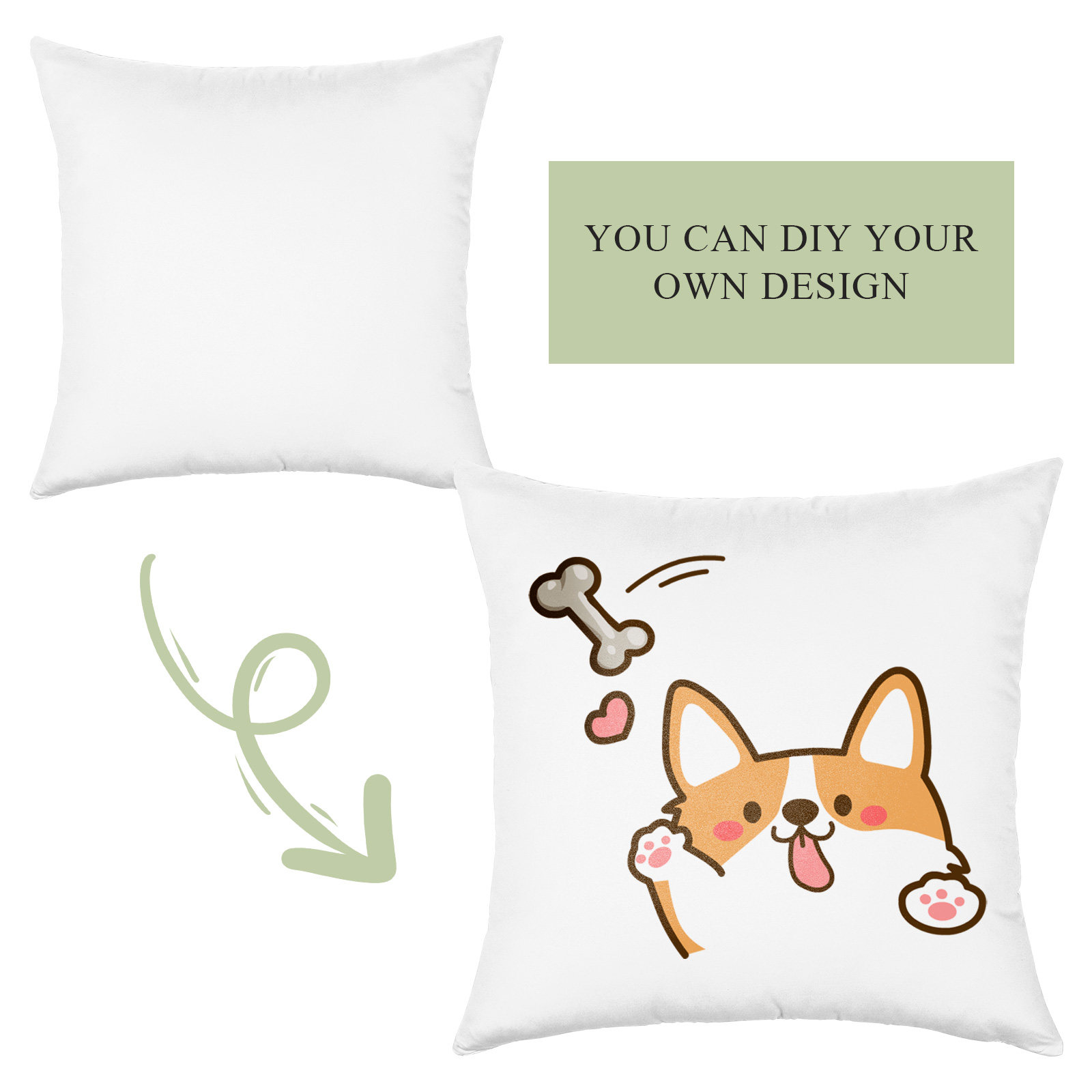 4 Peças de Capa de Almofada Br - Pillow Cover Sublimation avaliação e preço