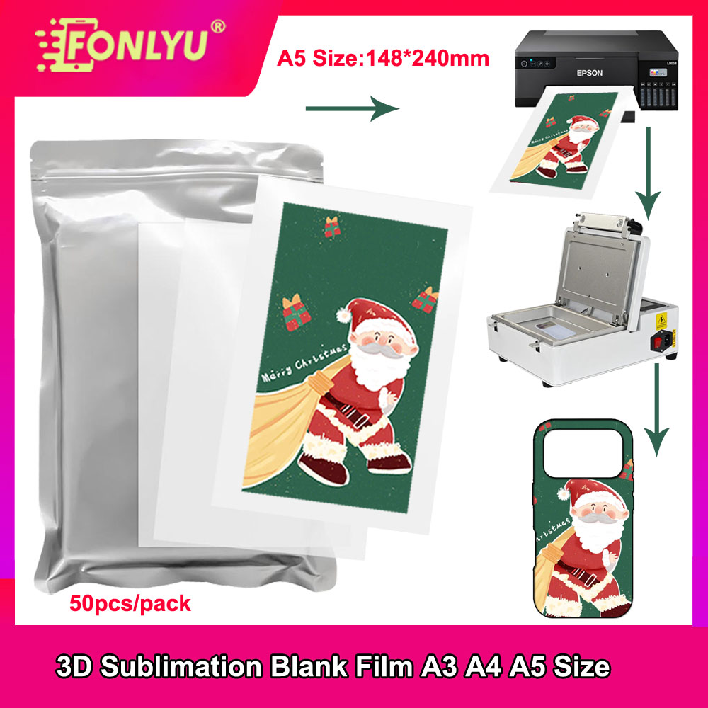 A5 a4 a3 tamanho 3d filme de s - Phone Case Blank Print avaliação e preço