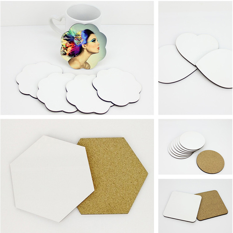 100 pçs/lote diy sublimação em - Coaster Sublimation Blank avaliação e preço